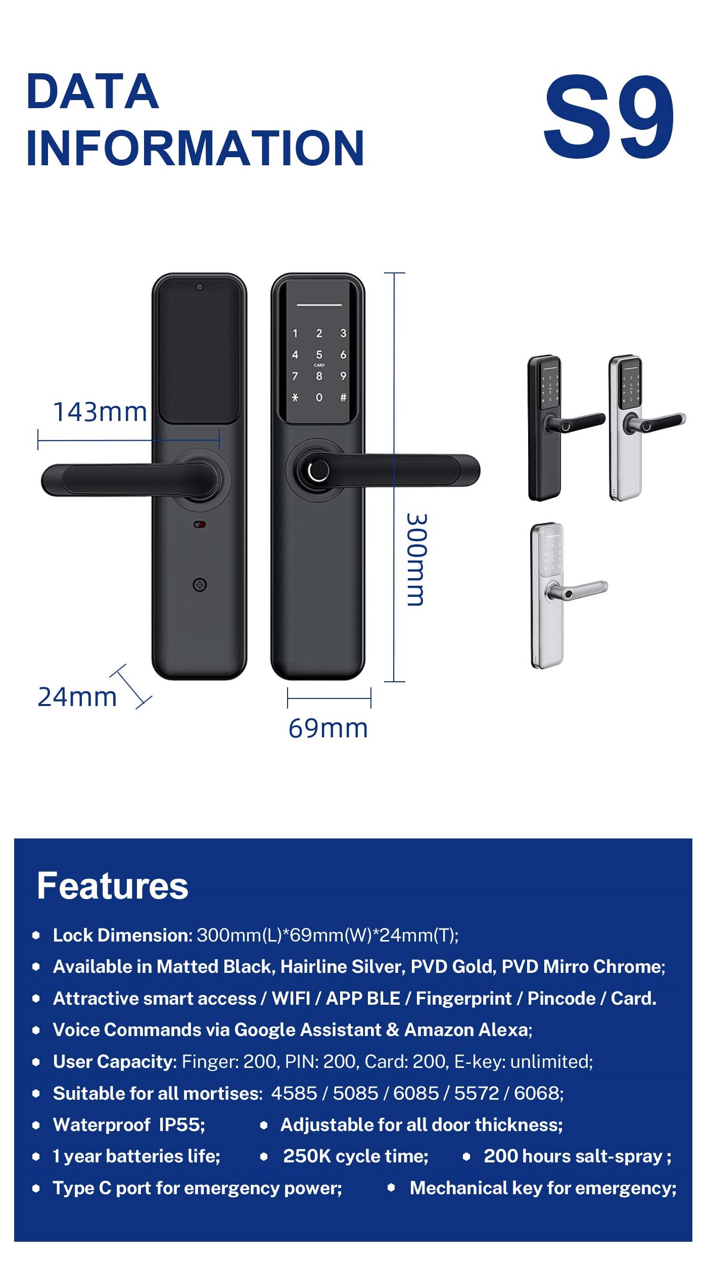 Khoá điện tử Eurolock S9 EUROLOCK S9 7