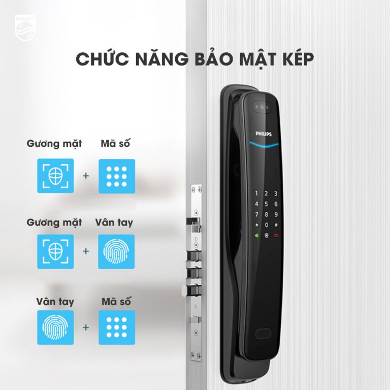 Khóa Khuôn Mặt Philips DDL702 Philips DDL702 10