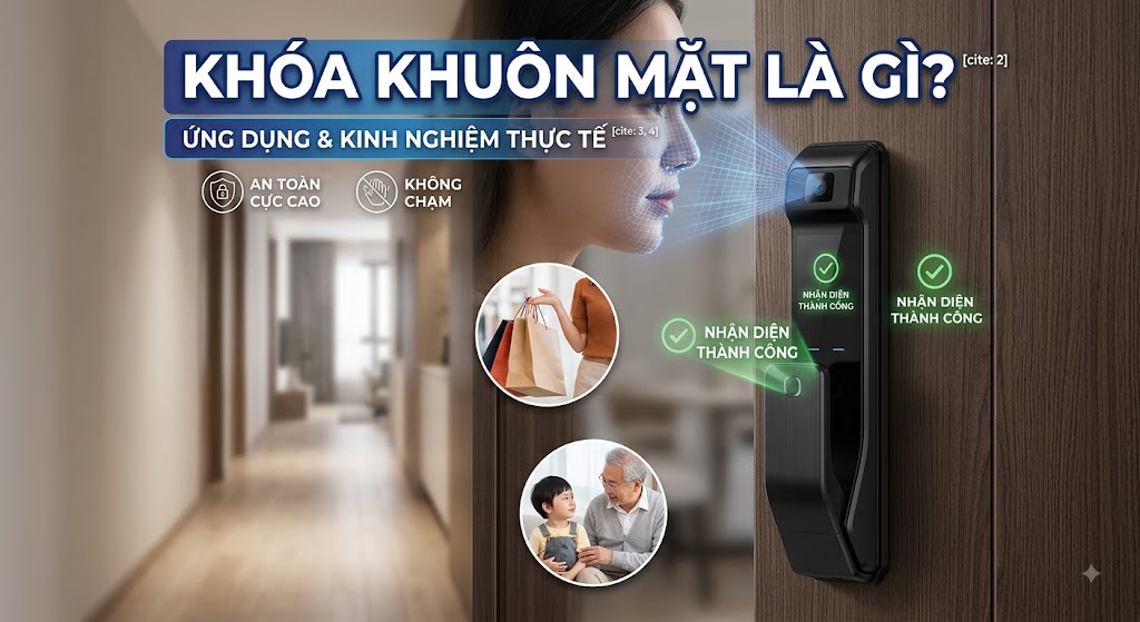 Khóa Khuôn Mặt Là Gì? Ứng dụng của khóa khuôn mặt Khoa khuon mat ung dung