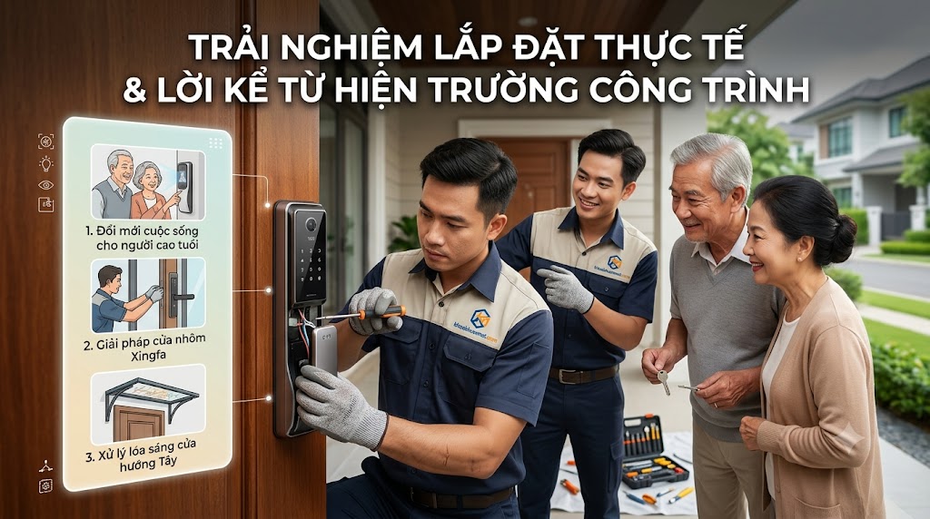 Kinh Nghiệm Chọn Mua Khóa Cửa Khuôn Mặt Trai Nghiem Lap Dat Thuc Te Loi Ke Tu Hien Truong Cong Trinh