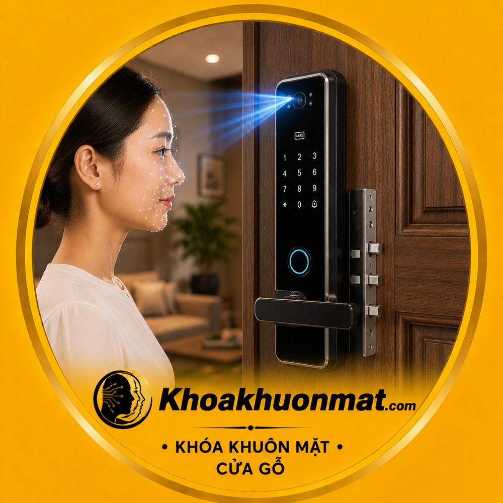 Khóa Khuôn Mặt Cửa Gỗ