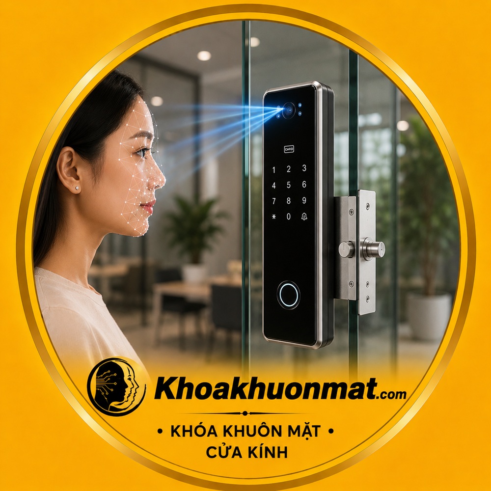 Khóa Khuôn Mặt Cửa Kính