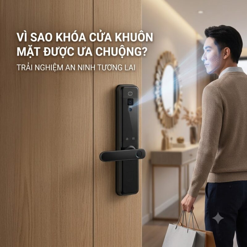 Vì Sao Khóa Cửa Khuôn Mặt Được Ưa Chuộng Vì Sao Khóa Cửa Khuôn Mặt Được Ưa Chuộng Hơn Khóa Vân Tay?